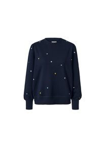 Tchibo - Besticktes Sweatshirt - Damen - Gr. L - dunkelblau