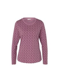 Tchibo - Outdoorshirt - Damen - Gr. XS - bordeaux/print