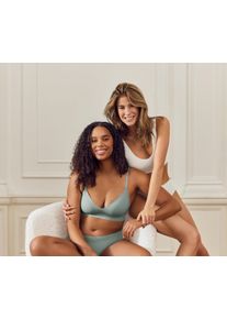 Tchibo - Komfortowy biustonosz &bdquo;bonded&rdquo; - dla pań - rozmiar 80A - kolor: zielony