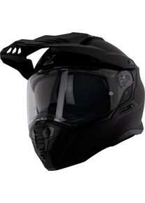 Spec-X SX-62.01 Solid, adventure helmet , color: Matt-Black , size: XS