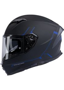 Spec-X SX-82.03 R2, full face helmet , color: Matt Black/Blue , size: L