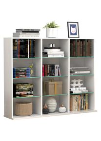 Vcm Standregal &raquo;Holz CD DVD Standregal B&uuml;cherregal Regal Zilas L&laquo;