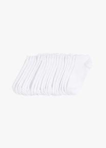 bonprix Şosete sneaker cu bumbac bio (20buc.), alb, 35-38