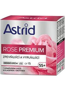 Astrid, Gesichtscreme, Firming and filling day cream SPF 15 Rose Premium 50 ml (50 ml, Tagescreme, SPF 15)