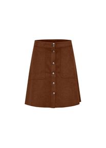 oxmo, Damen, A-Linien-Rock &raquo;A-Linien-Rock OXJune&laquo;, Brunette, 36, Brunette, Modischer Minirock der d&auml;nischen Top-Marke