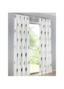 HEINE HOME, Gardine Multifunktionsband 1 Stk. tlg., salbei, Polyester, 175 cm - Universalzugband