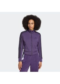 adidas originals, Damen, Trainingsjacke &raquo;FIREBIRD TT&laquo; f&uuml;r vielseitige sportliche Aktivit&auml;ten, pflegeleicht, Aurora Plum / White, XL, Aurora Plum / 