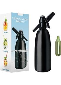 art SAT SA-01C carbonator Aluminium, Plastic Black, Wassersprudler, Schwarz