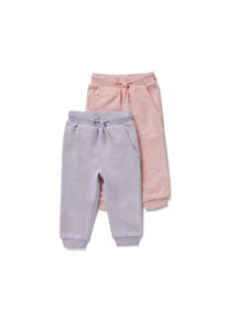 Tchibo - 2 szabadidőnadr&aacute;g kisgyerekeknek - kisgyerek - m&eacute;ret 86/92 - feh&eacute;r/mint&aacute;s