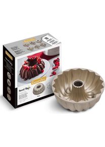 miniSchoggi Gugelhupf Backform Klassik, Backform, Gold