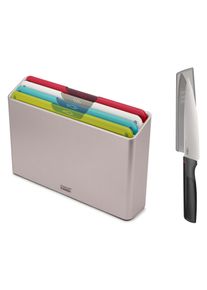 Joseph Joseph Schneidebrett und Messer - wei&szlig;