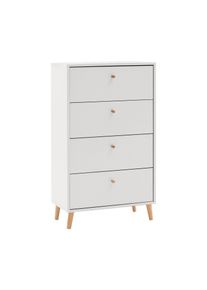 Tchibo - Kommode &raquo;Bjarne&laquo; - 60x33x101,3cm - braun - Holz / Eichenholz / Metall