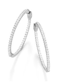 Damen Creole in Silber 925 ,Gr&ouml;&szlig;e 0, WITT,