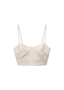 Mango Top 'GINA' Női p&uacute;der / fekete , M&eacute;ret L