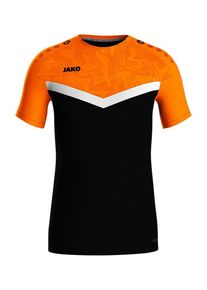 Jako Koszulka funkcyjna dla mężczyzn jasnoszary / pomarańczowy / czarny Rozmiar S