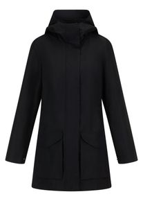 Peter Hahn - Long-Jacke, schwarz, Gr. 36, Kunstfaser