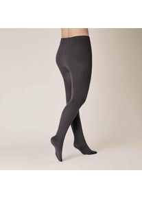 Kunert Strickstrumpfhose &raquo;Strumpfhose Sensual Cotton Curvy&laquo; schwarz, Gr&ouml;&szlig;e 47-49