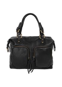 forty&deg; Henkeltasche echt Leder, Made in Italy