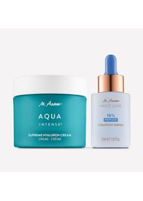 Supreme Hyaluron Cr&egrave;me Visage & 10% Peptide Solution S&eacute;rum - M. Asam AQUA INTENSE