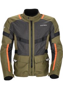 Acerbis Ramsey Long, textile jacket , color: Olive/Black/Orange , size: L