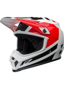 Bell MX-9 MIPS Alter Ego, kruishelm , kleur: Wit/Rood/Zwart , maat: XL
