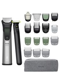 Philips Series 9000 MG9557/15 multipurpose trimmer + Philips One Blade Face 1 pc