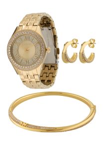 MICHAEL Michael Kors Kvinnor Smyckeset 'MINI HARLOWE' guld / transparent Storlek One Size