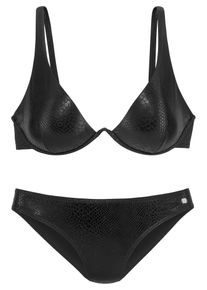 JETTE, Damer, Bikini, Sort, St&oslash;rrelse XL