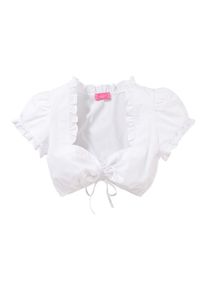 Kr&uuml;ger Dirndl Kr&uuml;ger Madl Bluză tradițională (Oktoberfest) Femei alb, Mărimea 46