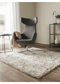 benuta Nest Whisper Beige 150x150 cm - Alfombra quadrada