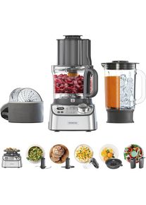 Kenwood, K&uuml;chenmaschine &raquo;FDM72.990BK MultiPro XL Weigh+&laquo; 1000 Watt, 3 l Arbeitsbeh&auml;lter, Autograph Collection, silberfarben/schwarz, K&uuml;chenmaschine