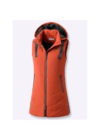 Casual Looks, Damen, Kurzweste, rostrot, 54, rostrot, weiche Microfaser-Qualit&auml;t