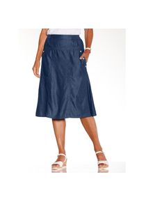 Classic Basics, Damen, Jeansrock, blue-stone-washed, 21, blue-stone-washed, weicher Denim