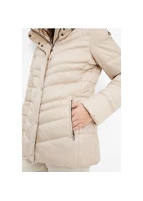 Fuchs & Schmitt Fuchs Schmitt, Damen, Steppjacke mitKapuze mit schr&auml;ger Steppung, kitt, 52, kitt, Sportive Jacke mit schr&auml;ger Steppung von Fuchs Schmitt