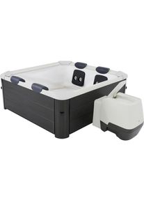 Whirlpool , Grau , Kunststoff , Mehrfarbig , 160x65x160 cm , RoHS, ISO 9001, CE , Freizeit & Co, Wellness & Gesundheit, Whirlpools