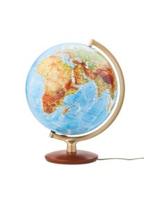 R&auml;thgloben 1917 Verlag R&auml;thglobus handkaschiert Glas