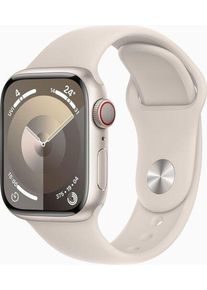 Apple Watch Series 9 Alluminio 41 mm (2023) | GPS + Cellular | Galassia | Cinturino Sport Galassia S/M