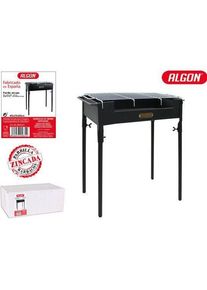 Algon, Holzkohlegrill, handgemachter eisengrill n1 45x25cm
