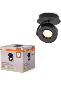 Osram, Wandleuchte + Deckenleuchte, DECOR SPOT VENUS BLACK 1 Spot (210 lm)