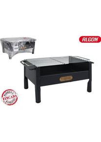 Algon, Holzkohlegrill, Tischgrill Eisen Handwerk 33x23cm Baumwolle