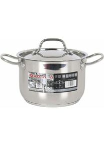 Quttin Topf + Hahn Induktion 40 cm / 0,8 mm / 25 l, Pfanne + Kochtopf, Grau