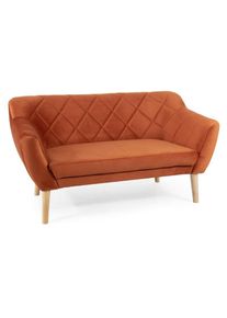 Signal Pohovka KARO 2 VELVET | buk Farba: &Scaron;koricov&aacute; / Bluvel 4215