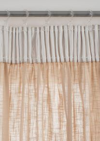 bonprix Draperie din bumbac organic 100% (1 buc.), maro, &Icirc;/Lă: 145/140 cm