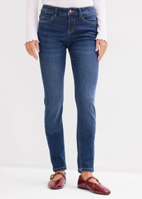 bonprix Női Skinny farmer, Mid Waist, bio-pamut, k&eacute;k, 54
