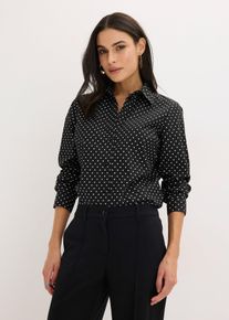 bonprix Femei Set de 2 cămăși maleabile cu bumbac, alb, 40