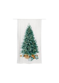 Tchibo - Zasłona z motywem - kolor: brązowy/zielony