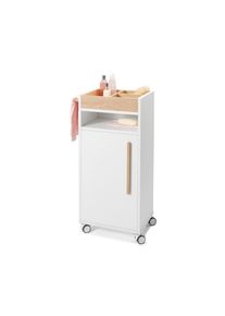 Tchibo - Szafka łazienkowa na k&oacute;łkach &bdquo;Eklund&rdquo; - kolor: biały