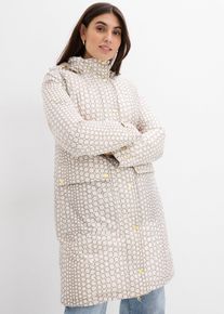 bonprix Femei Palton outdoor impermeabil, alb, 40