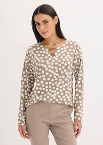 Tunika - brun - storlek 44/46 (L) - bonprix