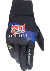 Alpinestars FQ20 Reef Monster, rękawice , kolor: Czarny/Niebieski/Jasnoczerwony/Zielony , rozmiar: M